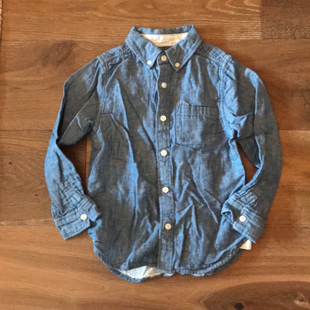 Boys Barque Chambray Button Down Shirt size 6